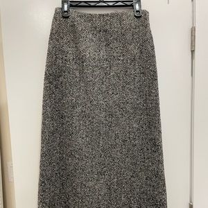 ALFRED SUNG PURE retro wool skirt
